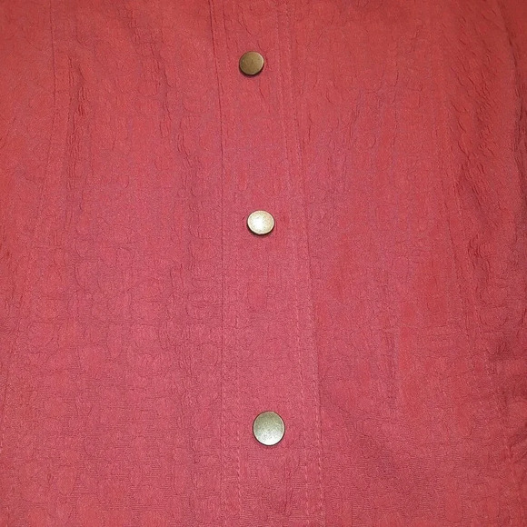 Alia  Women's Pink Embossed Blazer Jacket Size 12 - Picture 9 of 12